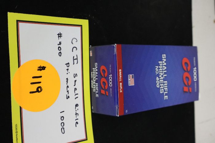 CCI SMALL RIFLE PRIMERS BOX OF 1000 $119