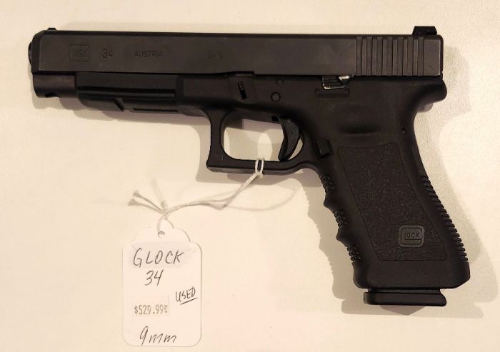 Glock 34 Gen 3 9mm pistol used