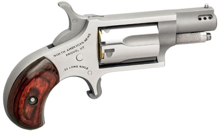 NAA Mini 22LR 1 1/8&quot; 5rd PORTED w/Cocobolo Grips