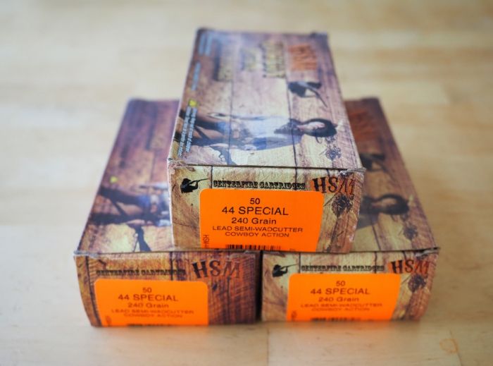 3 boxes (150 rounds) of HSM 44 Special 240 grain 