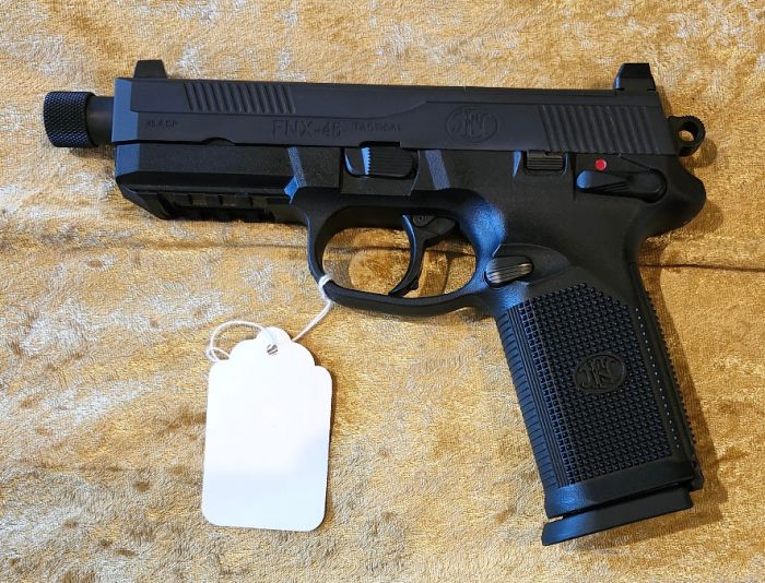 FN FNX-45 Tactical .45 auto TB pistol w/case 5mags