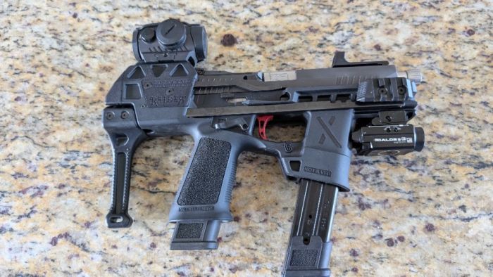 Sig P320 in Flux Raider Chassis