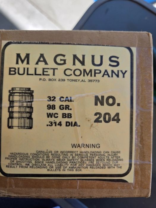 Magnus .32 cal. Wadcutters