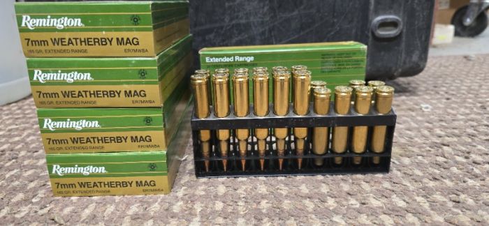 7mm weatherby ammo