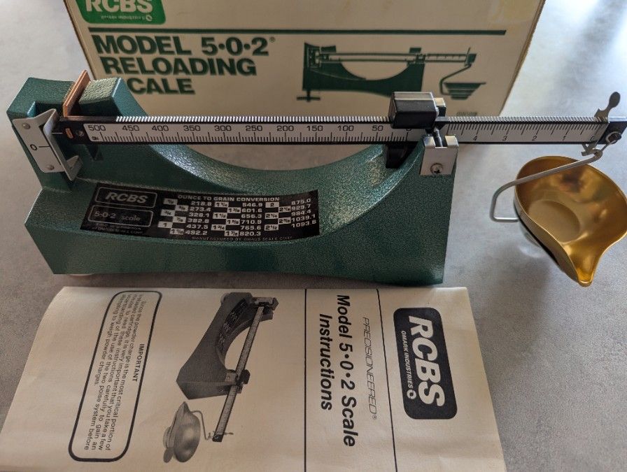 RCBS reloading scale