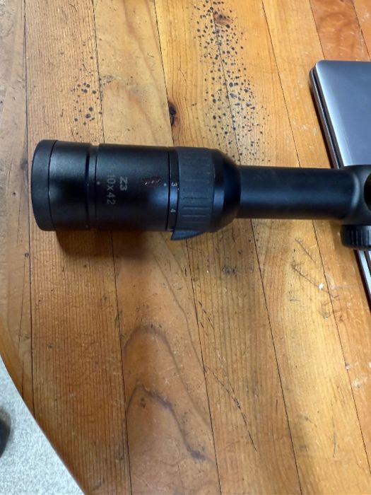 Swarovski z3 3-10x42 scope.  BRX reticle. 