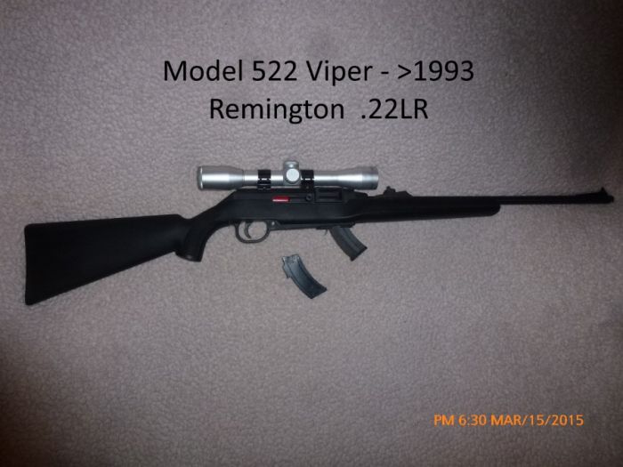Remington Model 522 Viper w/ Sportview Scope