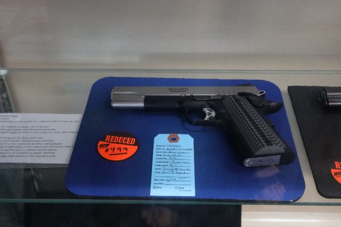 RUGER SR1911, 5&quot;BARREL, SS/BLACK, 2-8R, SALE