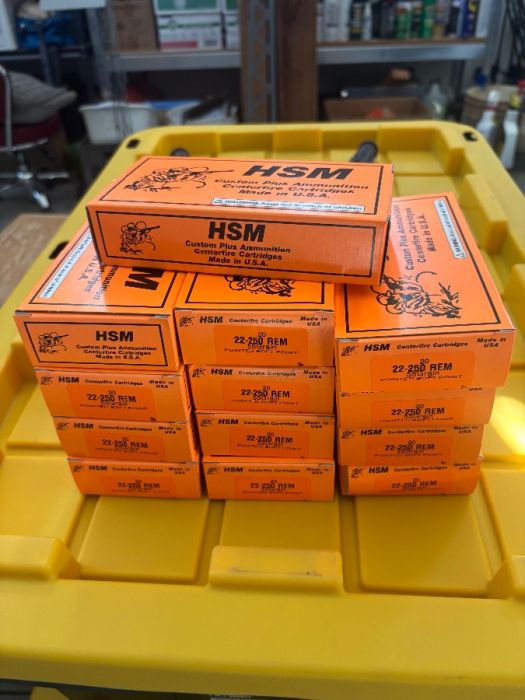 13 boxes of 22-250