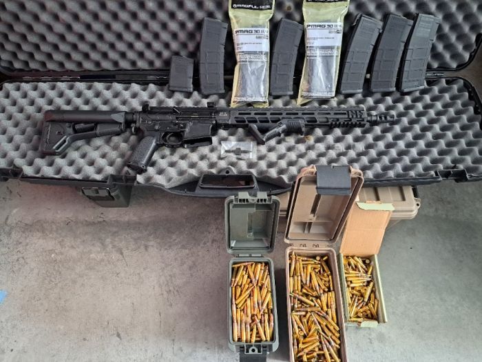 PWS MK116 MOD 2-M AR-15 with 5.56 ammo &amp; mags