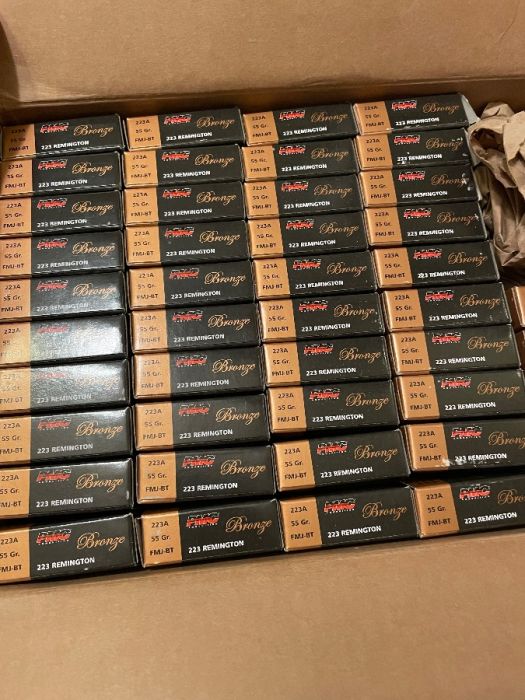 .223 55g FMJ PMC Bronze (900) Rounds $475