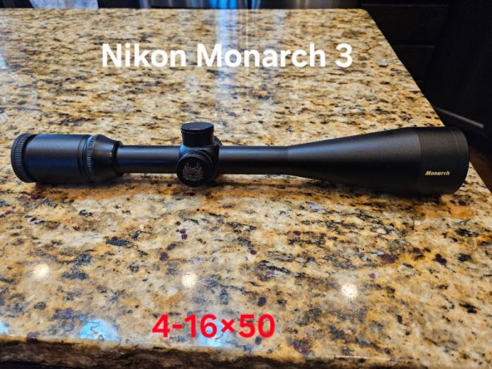 Nikon MONARCH 3 Rifle Scope 4-16x 50mm BDC