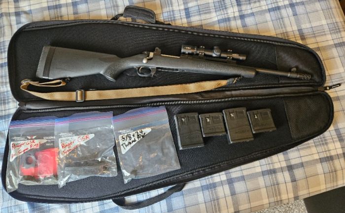 Ruger Scout Rifle Package (Scope, Case, Mags, etc)
