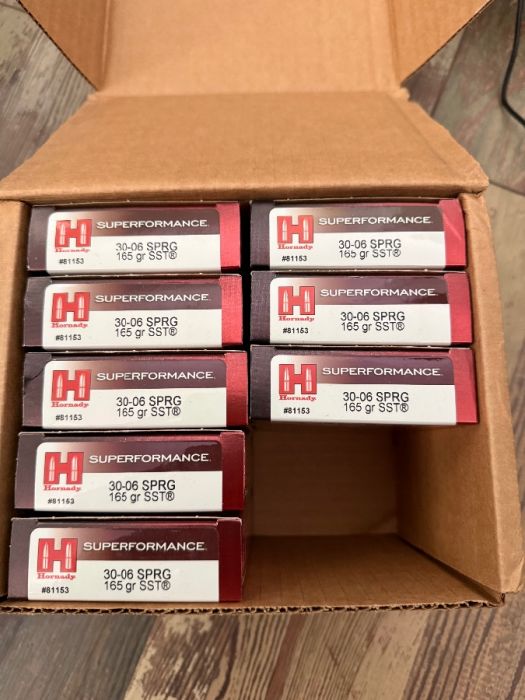 HORNADY SUPERFORMANCE 30-06 SPRINGFIELD 165GR SST