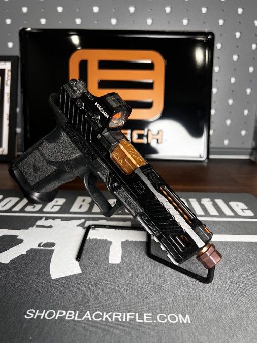 USED Zev OZ9 Std Black/Bronze Threaded w/Holosun