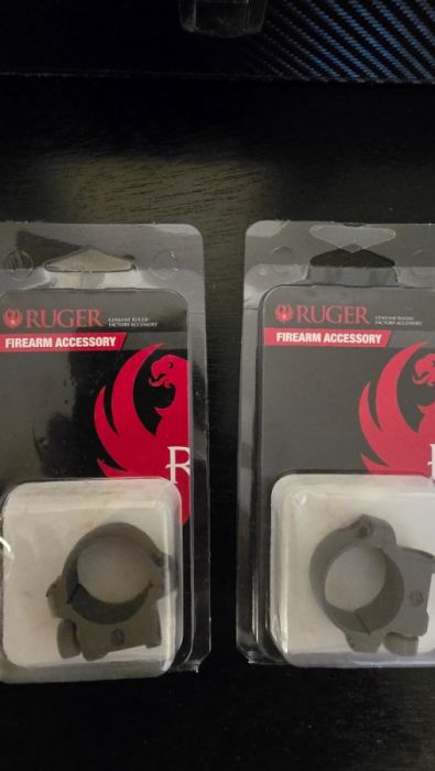Ruger Scope Rings 3KHM Hawkeye Matte