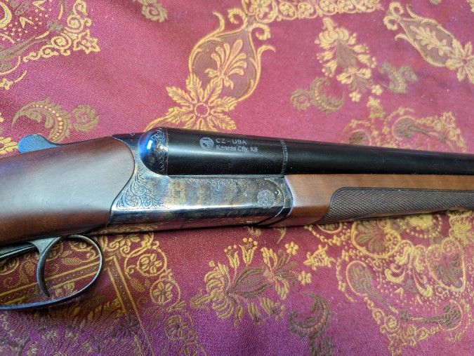 CZ  12ga 3&quot; Bob White Side by Side Shotgun