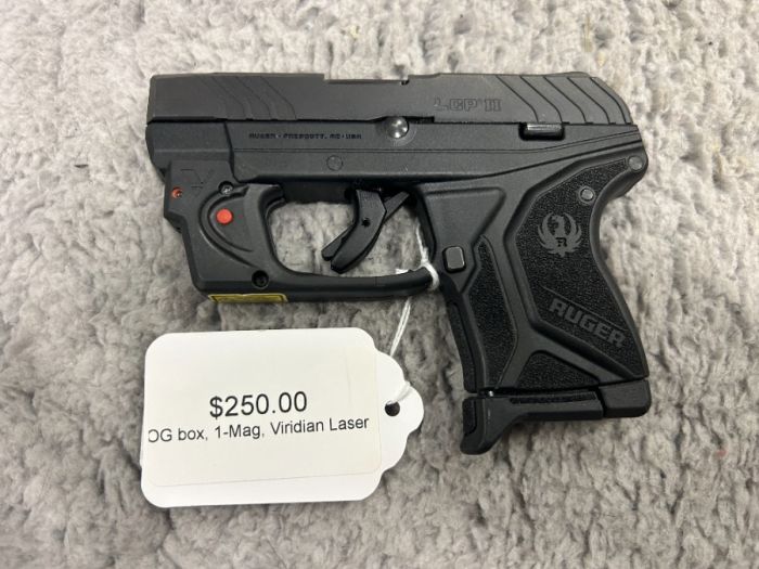 USED Ruger LCP II w/Viridian Laser