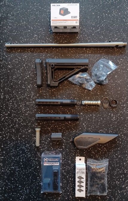 Ruger 10/22 barrel/AR15 parts/etc