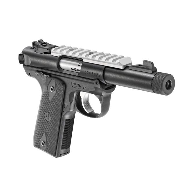 Ruger Mark 22/45 22LR 4.4&quot; Threaded, O.R. w/ 10+1
