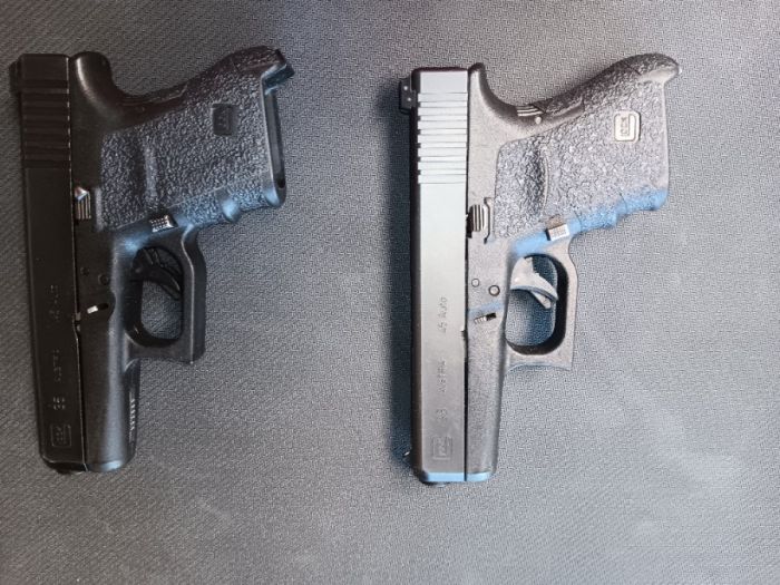 2 Glock 36s. .45APC + Goodies