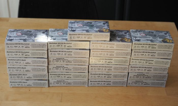 125 rounds of Rio 12G 2 3/4&quot; Buckshot