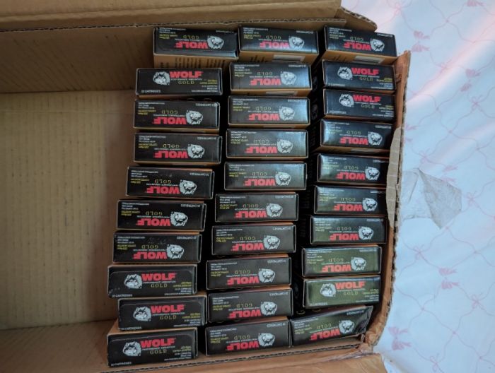 600 round .223 wolf performance ammunition 