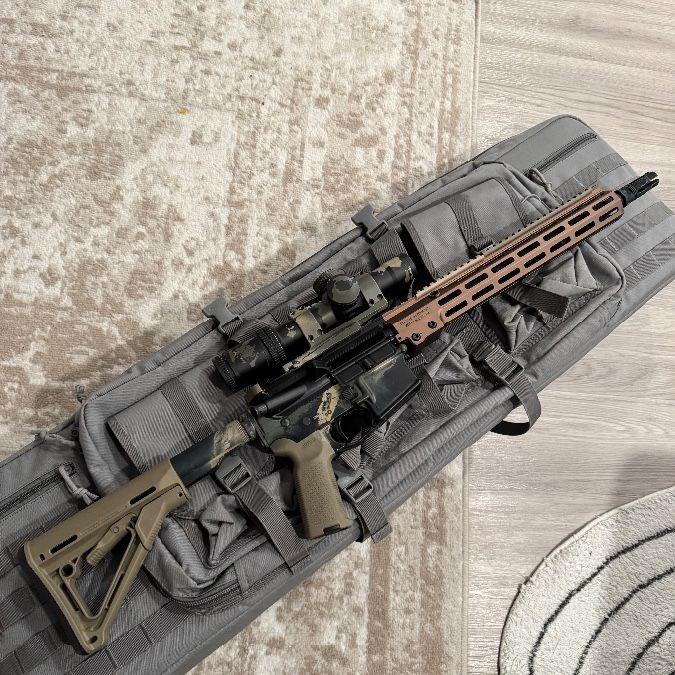 Colt M4, Geissele URGI upper, Trijicon Creedo