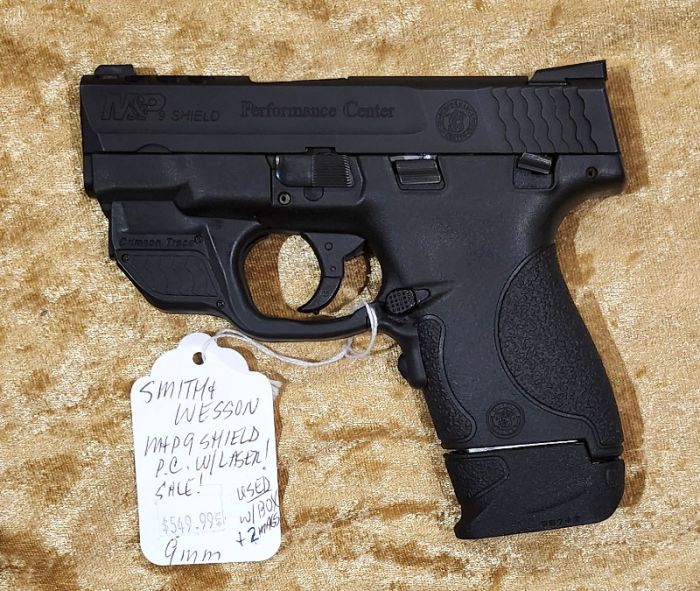 Smith &amp; Wesson Performance Center Shield 9mm Laser