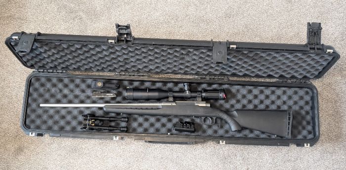 Savage Axis .243 + SWFA Scope + Case + Accessories