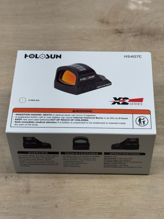 Holosun 407C X2 Red Dot Sight