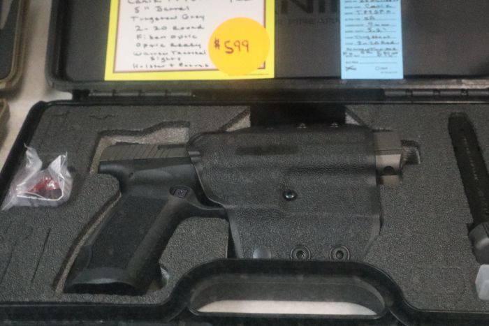 CANIKTP9SFX, 9MM, 5&quot;B, 2-20R, FO, OPTIC RDY, WTS 