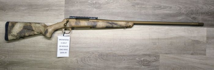 BROWNING X-BOLT THREADED FLUTED BARREL 
