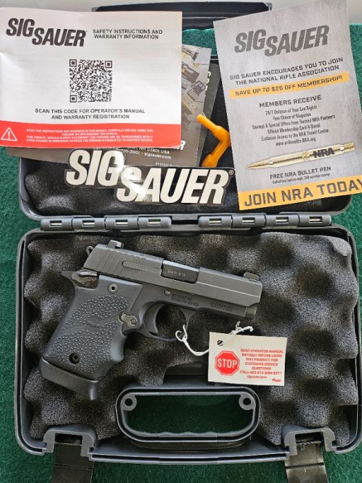 NIB SIG SAUER P938 9MM W/NIGHT SIGHTS