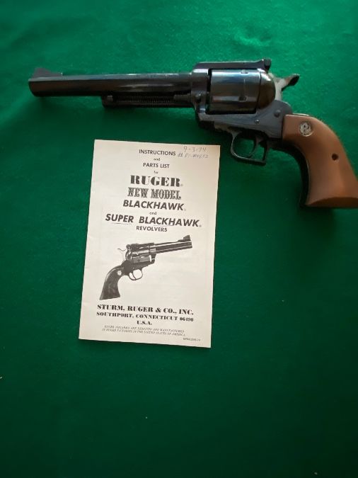 Ruger New Model Super Blackhawk .44 Mag 7-1/2” bbl