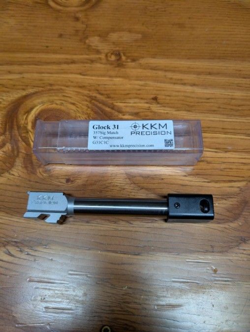 KKM Glock 31 Match Grade Barrel and Compensator