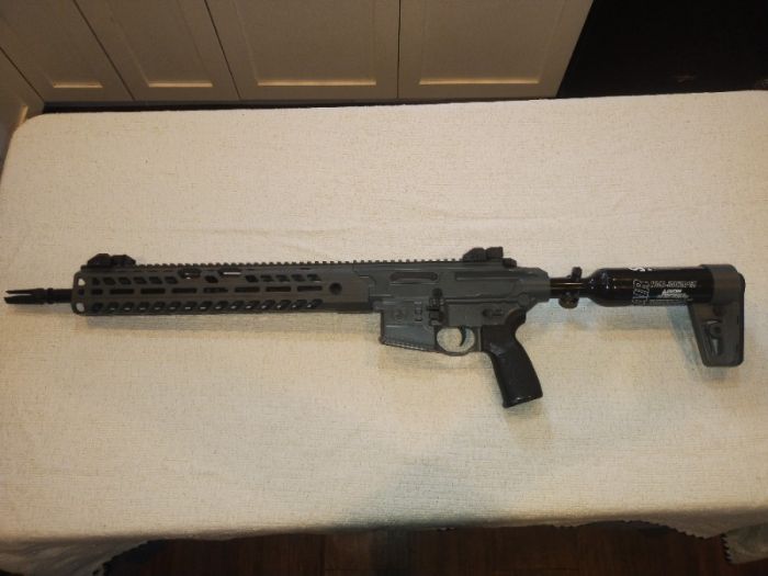 22cal sig virtus PCP semi auto air rifle