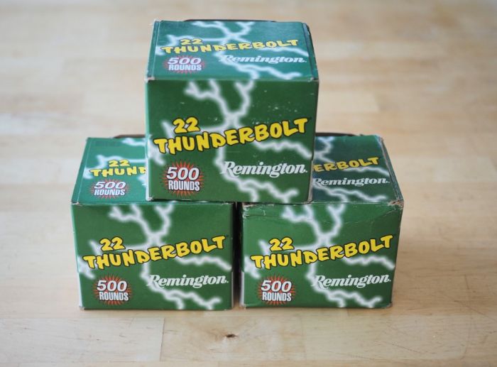 1500 Rounds of Remington Thunderbolt 22 LR