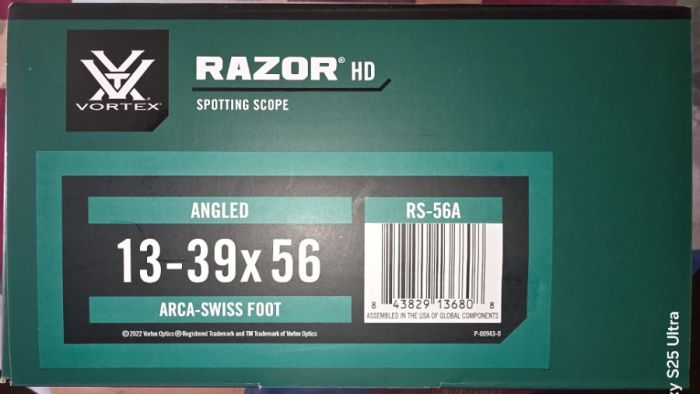 Vortex Razor Gen 2 spotting scope. 13-39x56 RS-56A