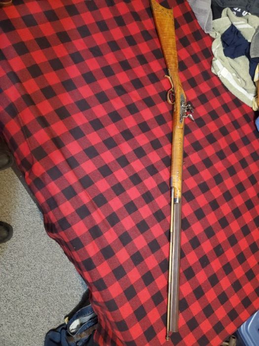 Custom Hex Barrel .58 Caliber Flintlock Rifle