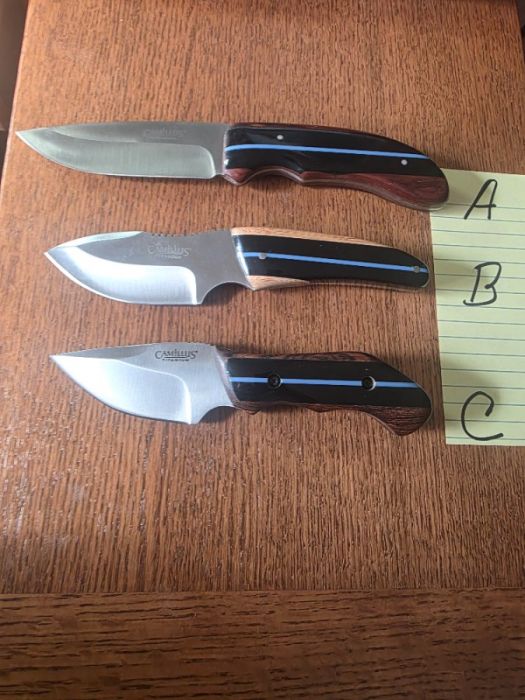 Blue Line custom knives