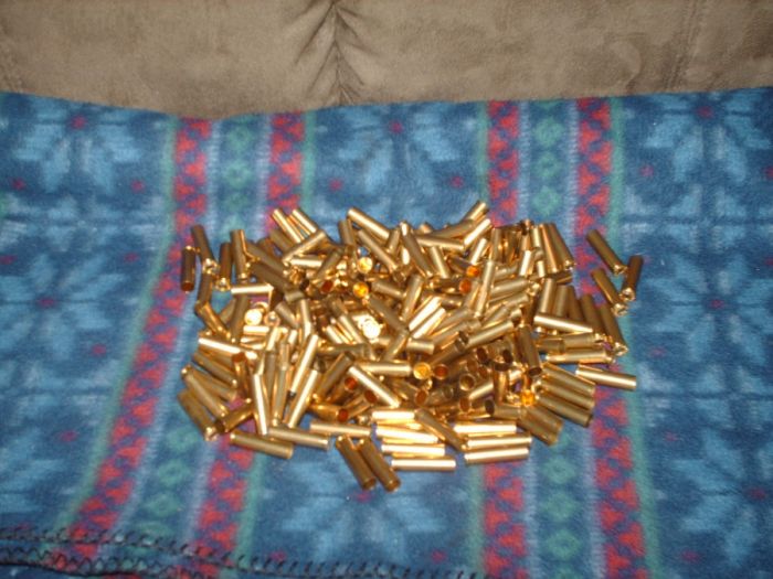 lots of pistol brass