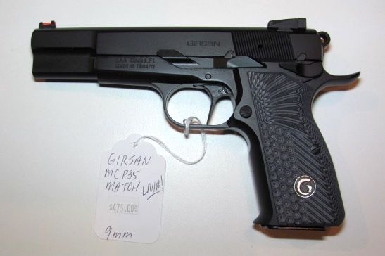 Girsan MC P35 Match 9mm pistol LNIB