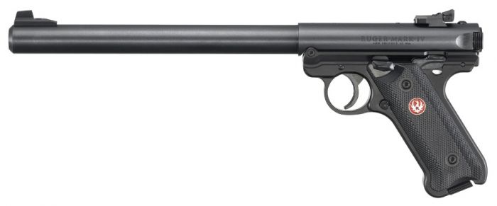 Ruger Mark IV 22LR 10&quot; Bull Barrel Adj Sights 10+1
