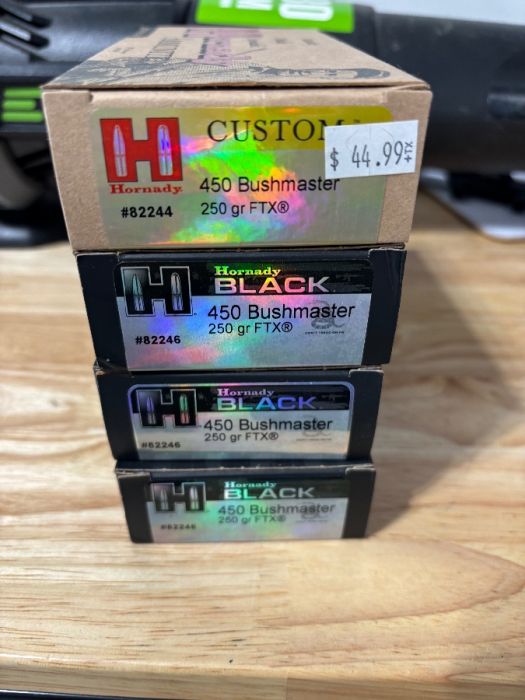 450 bushmaster ammo - 4 boxes