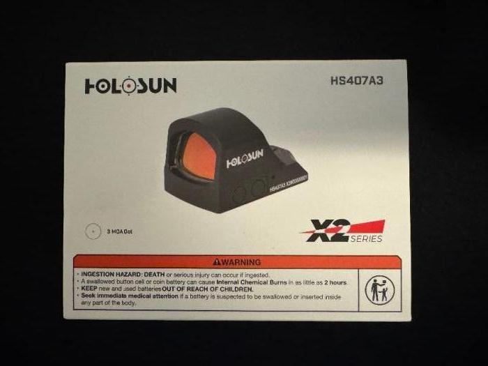 Holosun HS407, RMR, 3 MOA  