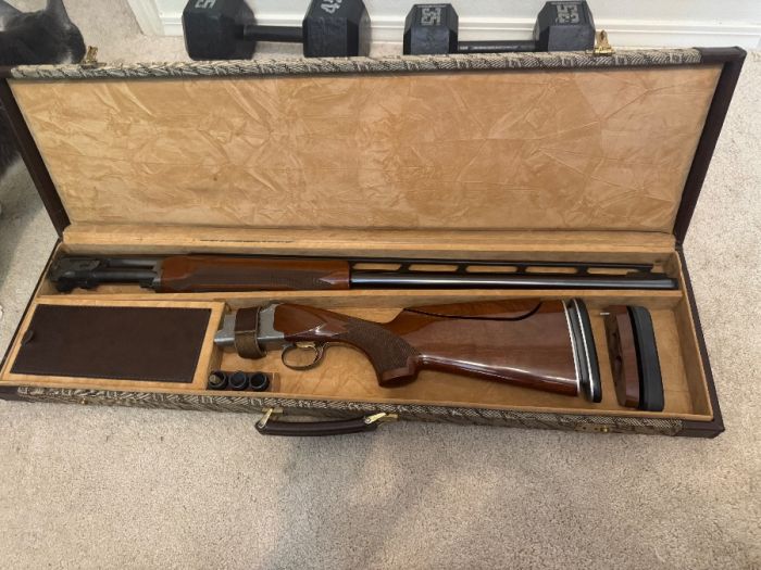 Engraved Winchester Model 101 Diamond Grade Single