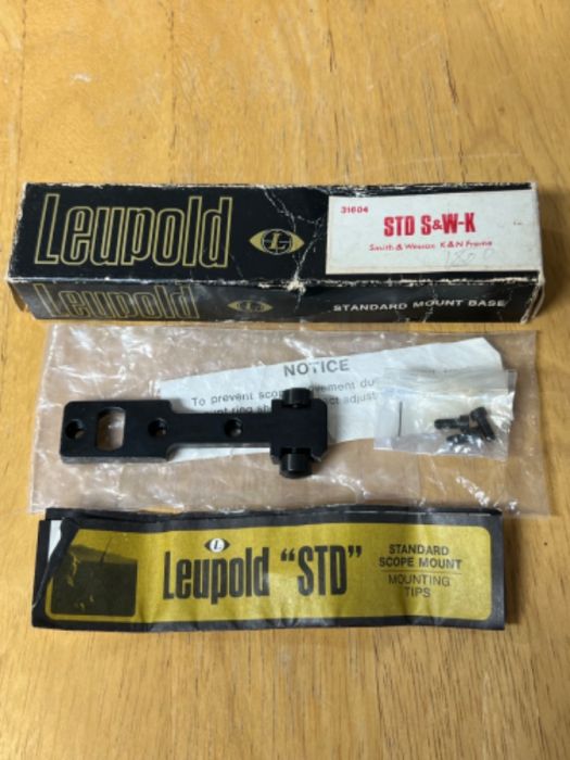 Leupold Standard Mount for S&amp;W K frame pistol