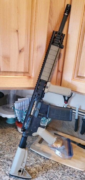 BCM AR15 223/556 + 7.62x39 upper + case &amp; accessor
