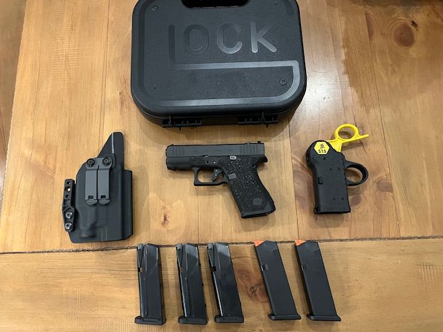 Glock 43x MOS 9mm 5 Mags Holster Speed Loader